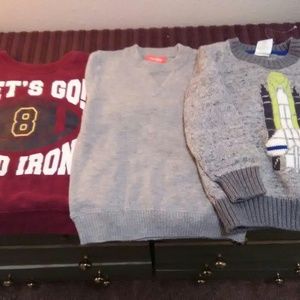 Set of 3 boys sweaters. NWOT